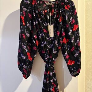 NWT Tucker NYC classic knee length dress
Midnight garden 
Size L